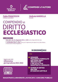 COMPENDIO DI DIRITTO ECCLESIASTICO di FRANCESCHI F. - NARDELLA M.