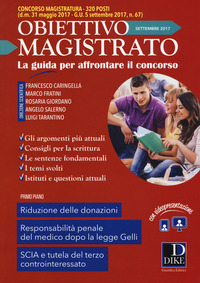 OBIETTIVO MAGISTRATO SETTEMBRE 2017