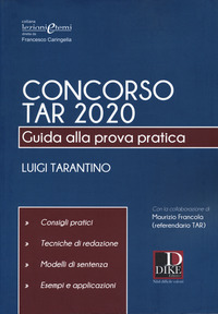 CONCORSO TAR 2020 - GUIDA ALLA PROVA PRATICA di TARANTINO LUIGI
