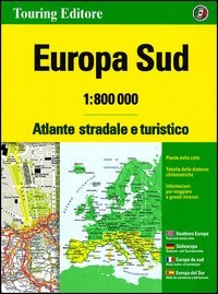 EUROPA SUD 1:800.000 - ATLANTE STRADALE TURISTICO