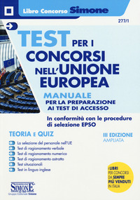 TEST PER I CONCORSI DELL\'UNIONE EUROPEA - MANUALE