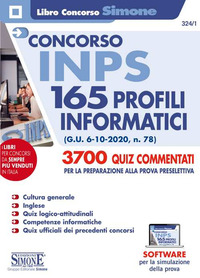 CONCORSO INPS 165 PROFILI INFORMATICI - 3700 QUIZ COMMENTATI