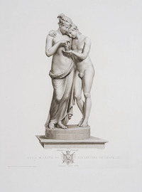 STAMPE DELLE OPERE SCOLPITE DA ANTONIO CANOVA - ROMA MDCCCXVII 1817