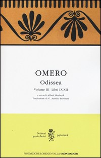 ODISSEA 3 LIBRI IX-XII di OMERO