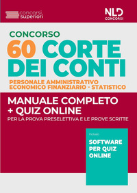 CCONCORSO 60 CORTE DEI CONTI PERSONALE AMMINISTRATIVO ECONOMICO FINANZIARIO STATISTICO