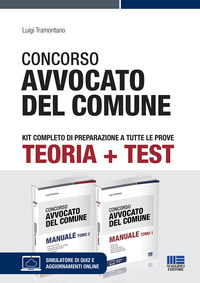 KIT CONCORSO AVVOCATO DEL COMUNE - TEORIA + TEST