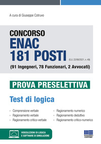 CONCORSO ENAC 181 POSTI - PROVA PRESELETTIVA TEST DI LOGICA