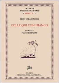 COLLOQUI CON FRANCO di CALAMANDREI PIERO