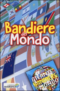 BANDIERE DEL MONDO ATLANTE + TESSERE MEMO