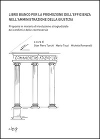 LIBRO BIANCO PER LA PROMOZIONE DELL\'EFFICIENZA NELL\'AMMINISTRAZIONE DELLA GIUSTIZIA - PROPOSTE IN