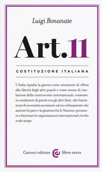 ART 11 - COSTITUZIONE ITALIANA