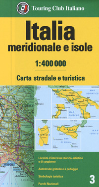 ITALIA MERIDIONALE E ISOLE 1:400.000