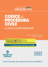 CODICE DI PROCEDURA CIVILE E LEGGI COMPLEMENTARI 2023