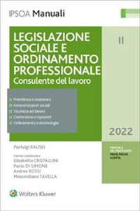 LEGISLAZIONE SOCIALE E ORDINAMENTO PROFESSIONALE 2 - CONSULENTE DEL LAVORO