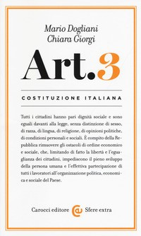 ART 3 - COSTITUZIONE ITALIANA di DOGLIANI M. - GIORGI C.