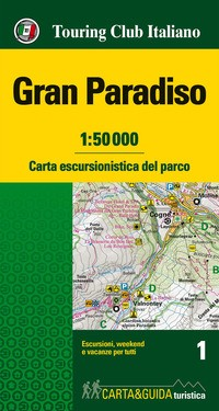 GRAN PARADISO 1:50.000 - CARTA ESCURSIONISTICA DEL PARCO