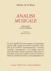 ANALISI MUSICALE - NOTE CRITICHE DI CARL DAHLHAUS