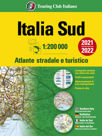 ATLANTE STRADALE ITALIA SUD 1:200.000 2021/2022