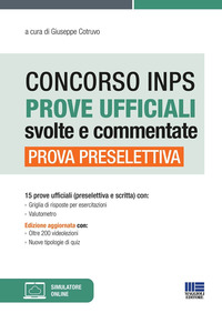 CONCORSO INPS 165 INFORMATICI PROVA PRESELETTIVA - MANUALE DI PREPARAZIONE