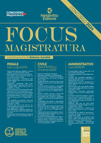 FOCUS MAGISTRATURA. CONCORSO MAGISTRATURA 1/2023-2024