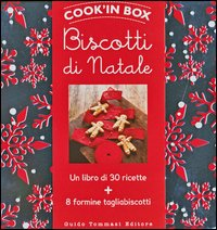 BISCOTTI DI NATALE - COOK\'IN BOX - LIBRO DI 30 RICETTE + 8 FORME TAGLIABISCOTTI