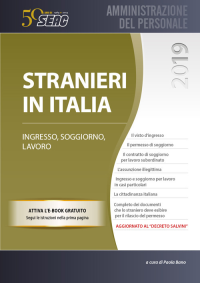STRANIERI IN ITALIA 2019 INGRESSO SOGGIORNO LAVORO