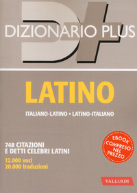 DIZIONARIO LATINO. ITALIANO-LATINO, LATINO-ITALIANO.+BOOK