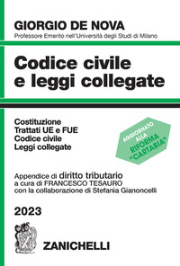 CODICE CIVILE E LEGGI COLLEGATE 2023 - CON APPENDICE DI DIRITTO TRIBUTARIO