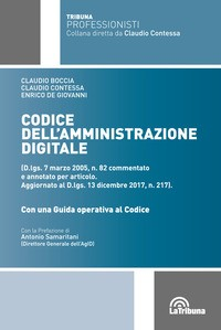 CODICE DELL\'AMMINISTRAZIONE DIGITALE di BOCCIA C. - CONTESSA C. - DE GIOVANNI E.