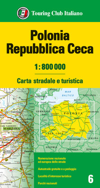 POLONIA REPUBBLICA CECA 1:800.000