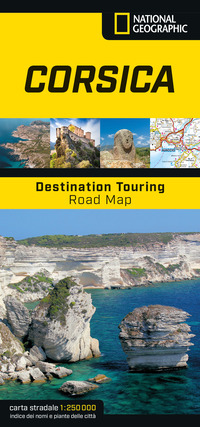 CORSICA - DESTINATION TOURING ROAD MAP 1:250.000