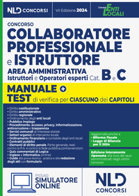 COLLABORATORE E ISTRUTTORE DELL\'AREA AMMINISTRATIVA CAT B E C NEGLI ENTI LOCALI