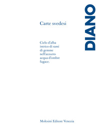 CARTE SVEDESI - FRAMMENTI DI UN DISCORSO POETICO