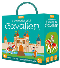 CASTELLO DEI CAVALIERI - LIBRO + PUZZLE + 12 FIGURE SAGOMATE