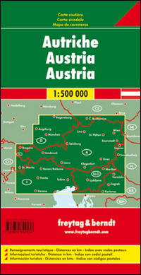 AUSTRIA OSTERREICH - CARTA STRADALE