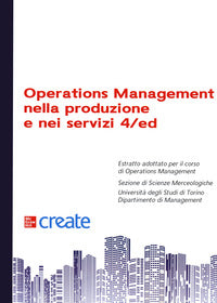 Operations management nella produzione e nei servizi - estratto 