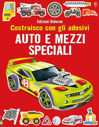Auto e mezzi speciali - costruisco con gli adesivi 