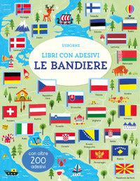 Bandiere - libro con adesivi 