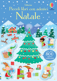 Natale - piccoli libri con adesivi 