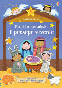 Presepe vivente - libri con adesivi 