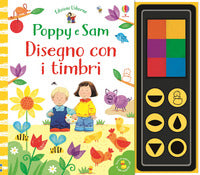 Poppy e sam disegno con i timbri 