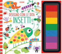 Disegno con le dita insetti 