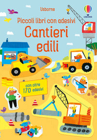 Cantieri edili piccoli libri con adesivi 