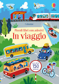 Piccoli libri con adesivi in viaggio 
