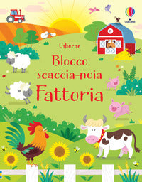 Blocco scaccia noia fattoria - giochi e rompicapi 
