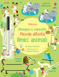 Amici animali - disegno e cancello piccole attivita' 