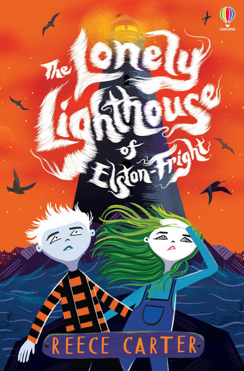 Lonely lighthouse of elston-fright 