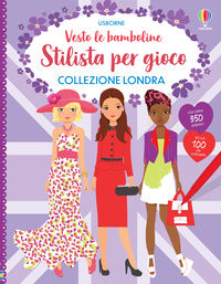 Vesto le bamboline stilista per gioco collezione londra 