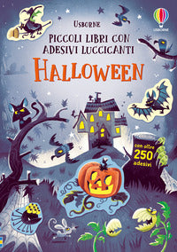 Halloween - piccoli libri con adesivi luccicanti 