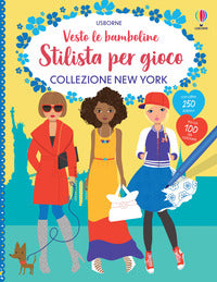 Vesto le bamboline stilista per gioco collezione new york 